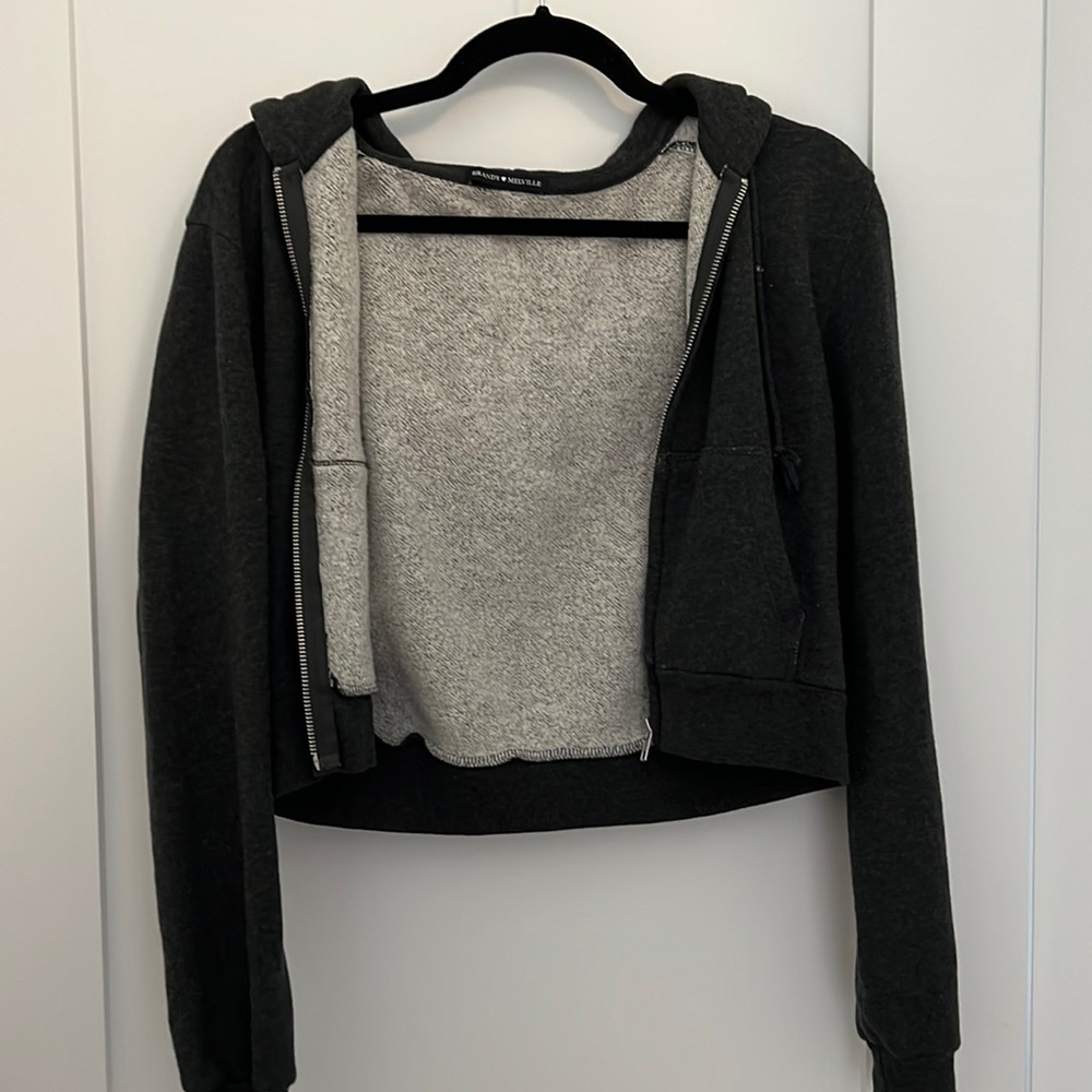 Brandy Melville cropped hoodie